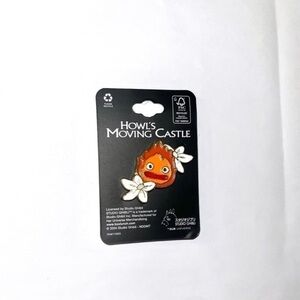 Studio Ghibli Howl’s Moving Castle Calcifer enamel pin